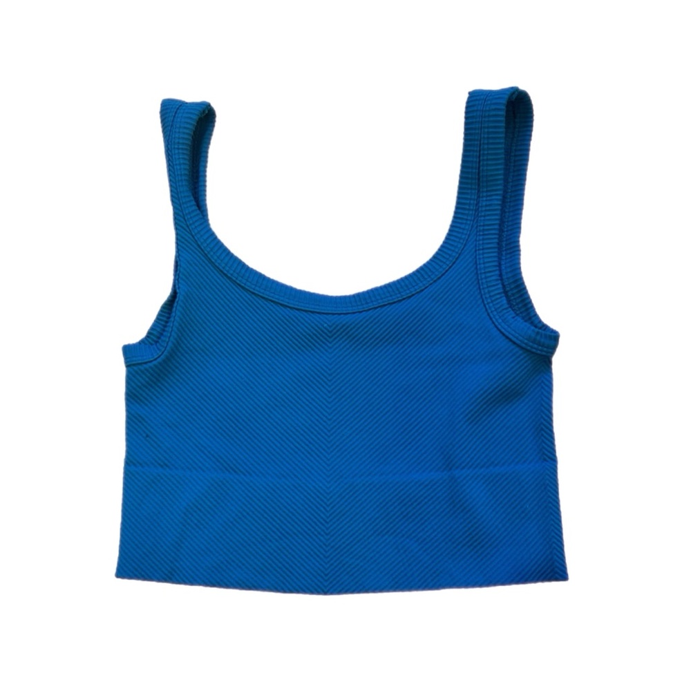 Billabong Blue Ribbed Crop Top